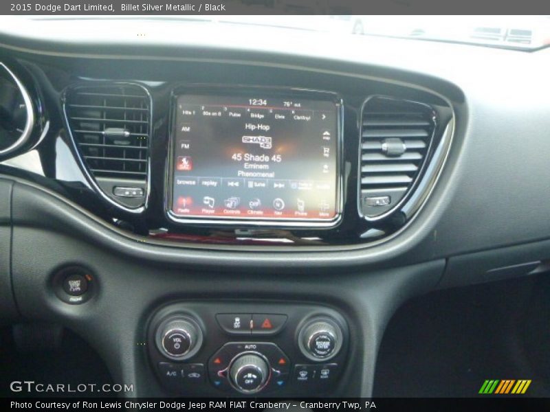 Billet Silver Metallic / Black 2015 Dodge Dart Limited