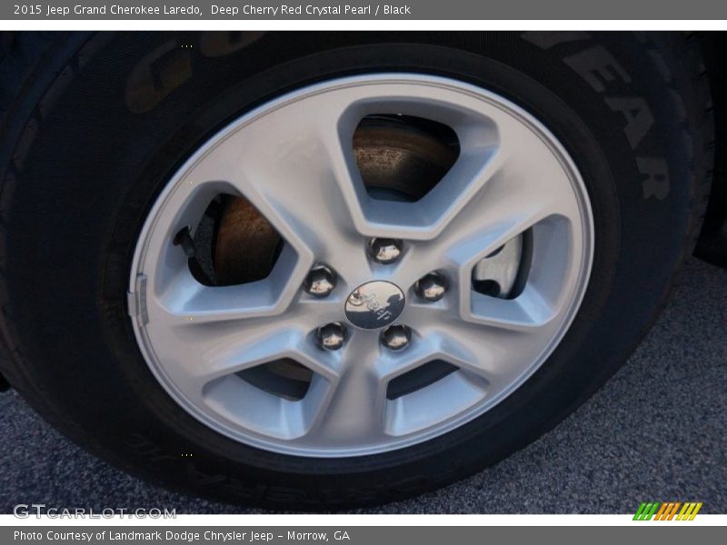 Deep Cherry Red Crystal Pearl / Black 2015 Jeep Grand Cherokee Laredo