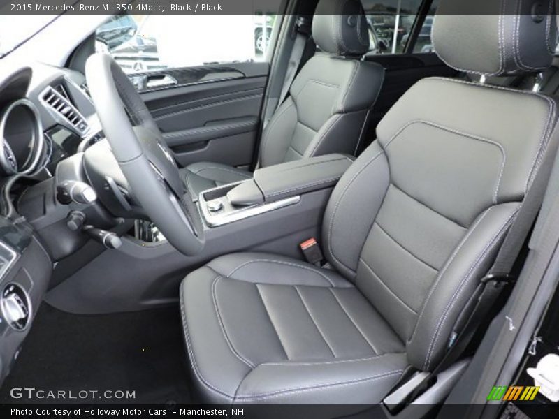 Black / Black 2015 Mercedes-Benz ML 350 4Matic