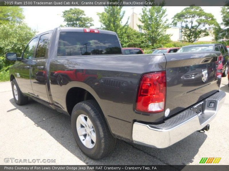 Granite Crystal Metallic / Black/Diesel Gray 2015 Ram 1500 Tradesman Quad Cab 4x4