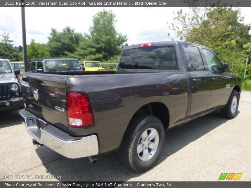 Granite Crystal Metallic / Black/Diesel Gray 2015 Ram 1500 Tradesman Quad Cab 4x4