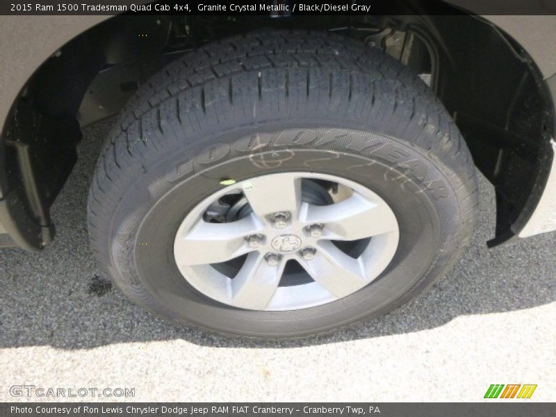 Granite Crystal Metallic / Black/Diesel Gray 2015 Ram 1500 Tradesman Quad Cab 4x4