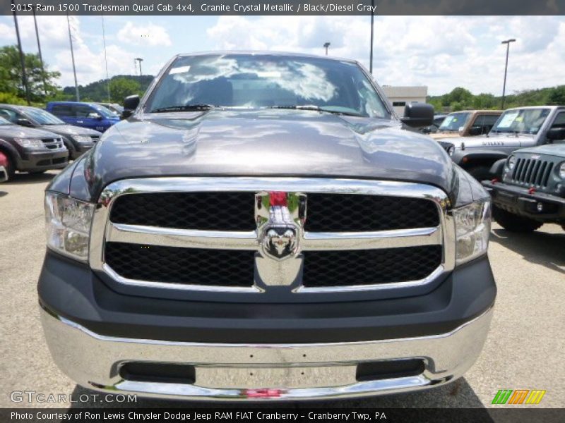 Granite Crystal Metallic / Black/Diesel Gray 2015 Ram 1500 Tradesman Quad Cab 4x4