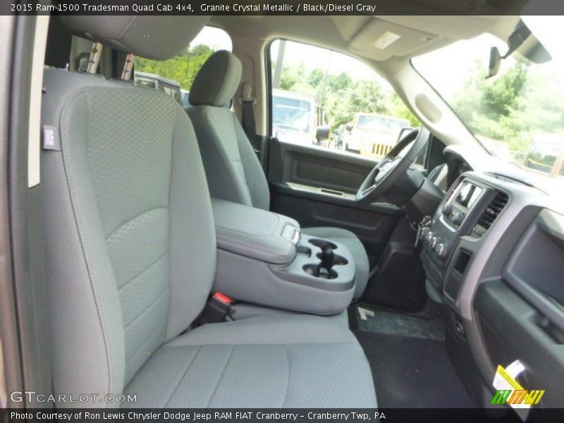 Granite Crystal Metallic / Black/Diesel Gray 2015 Ram 1500 Tradesman Quad Cab 4x4