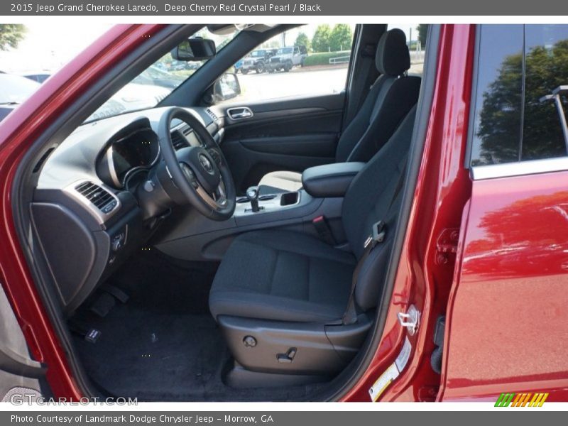 Deep Cherry Red Crystal Pearl / Black 2015 Jeep Grand Cherokee Laredo
