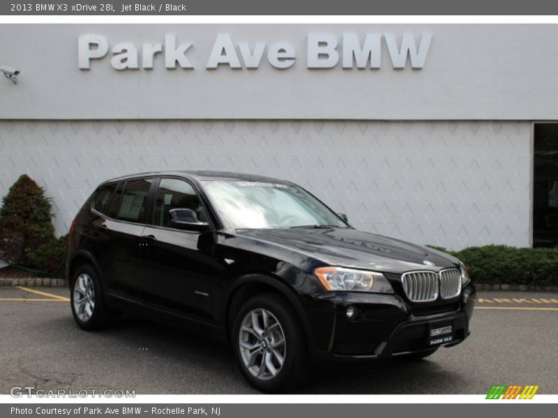 Jet Black / Black 2013 BMW X3 xDrive 28i