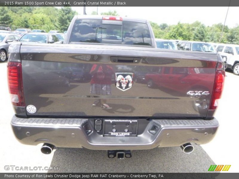 Granite Crystal Metallic / Black 2015 Ram 1500 Sport Crew Cab 4x4