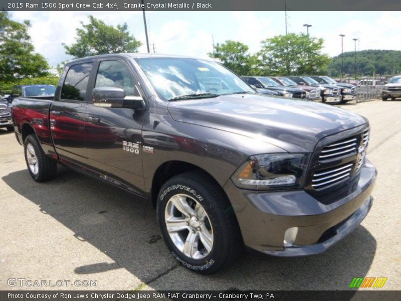 Front 3/4 View of 2015 1500 Sport Crew Cab 4x4