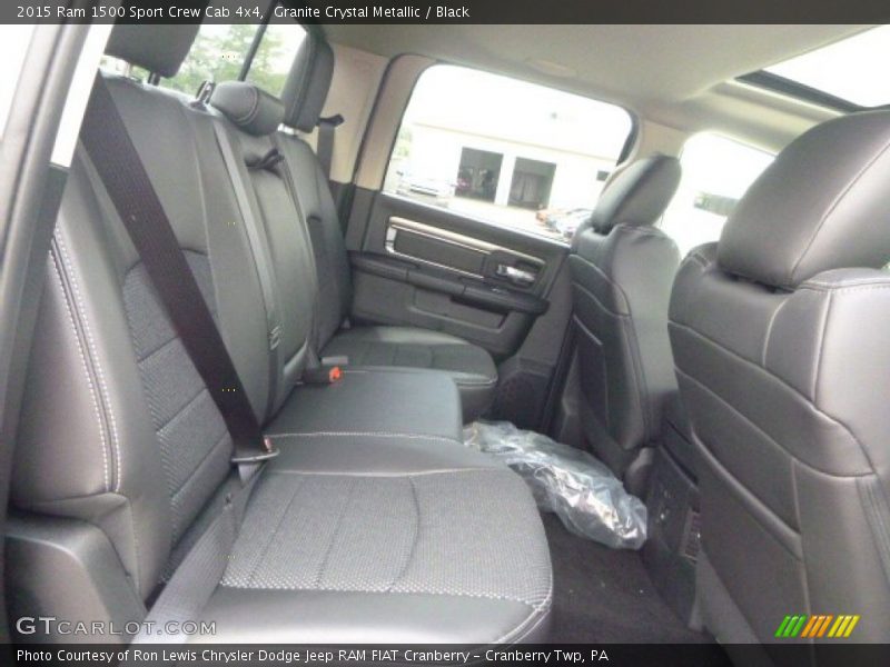 Granite Crystal Metallic / Black 2015 Ram 1500 Sport Crew Cab 4x4