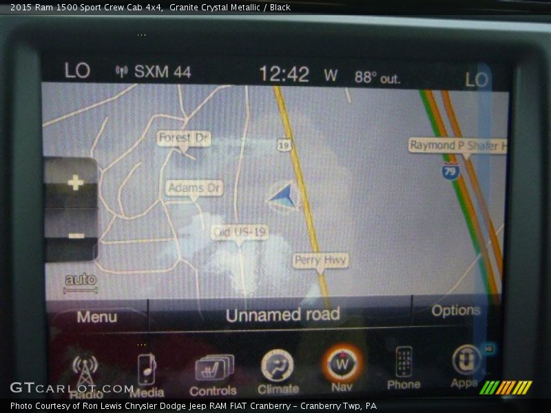 Granite Crystal Metallic / Black 2015 Ram 1500 Sport Crew Cab 4x4