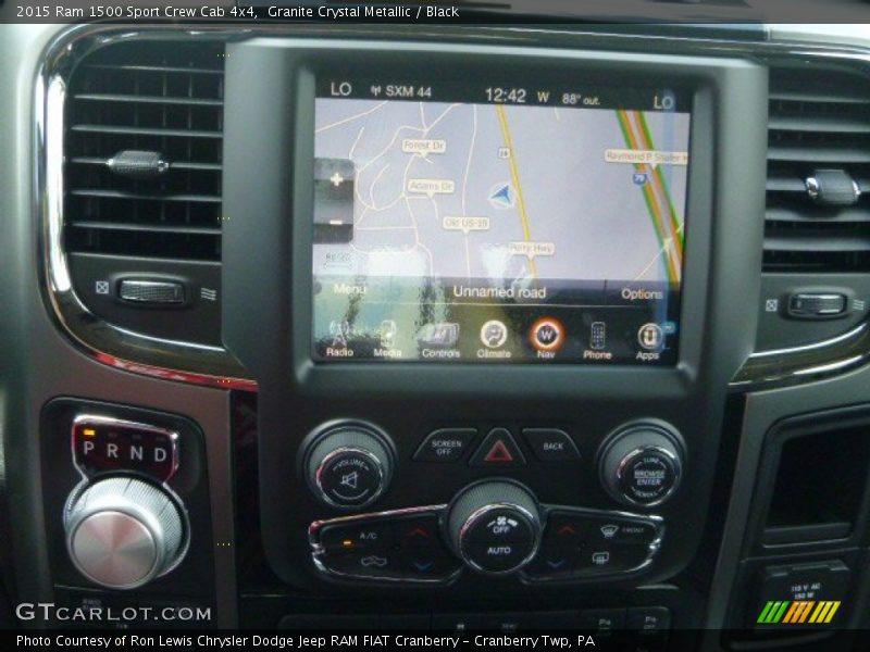Granite Crystal Metallic / Black 2015 Ram 1500 Sport Crew Cab 4x4