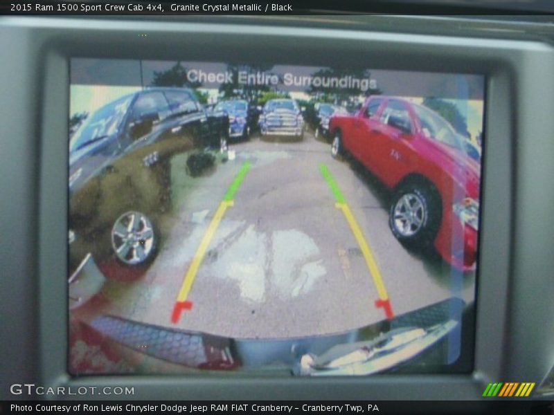 Granite Crystal Metallic / Black 2015 Ram 1500 Sport Crew Cab 4x4