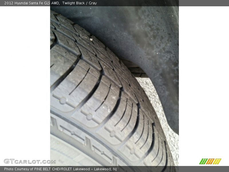 Twilight Black / Gray 2012 Hyundai Santa Fe GLS AWD