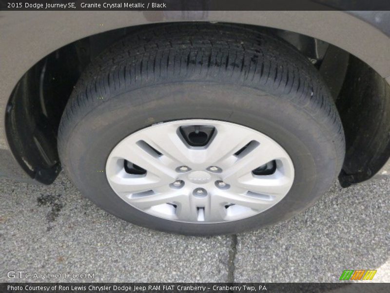 Granite Crystal Metallic / Black 2015 Dodge Journey SE