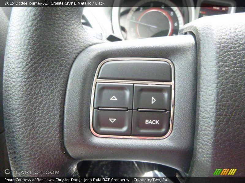 Granite Crystal Metallic / Black 2015 Dodge Journey SE