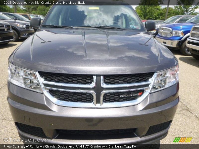 Granite Crystal Metallic / Black 2015 Dodge Journey SE