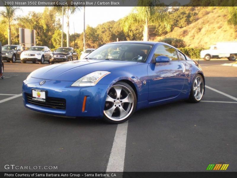 Daytona Blue / Carbon Black 2003 Nissan 350Z Enthusiast Coupe