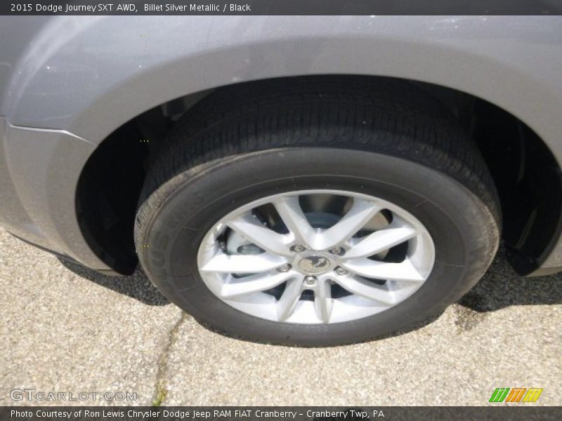 Billet Silver Metallic / Black 2015 Dodge Journey SXT AWD