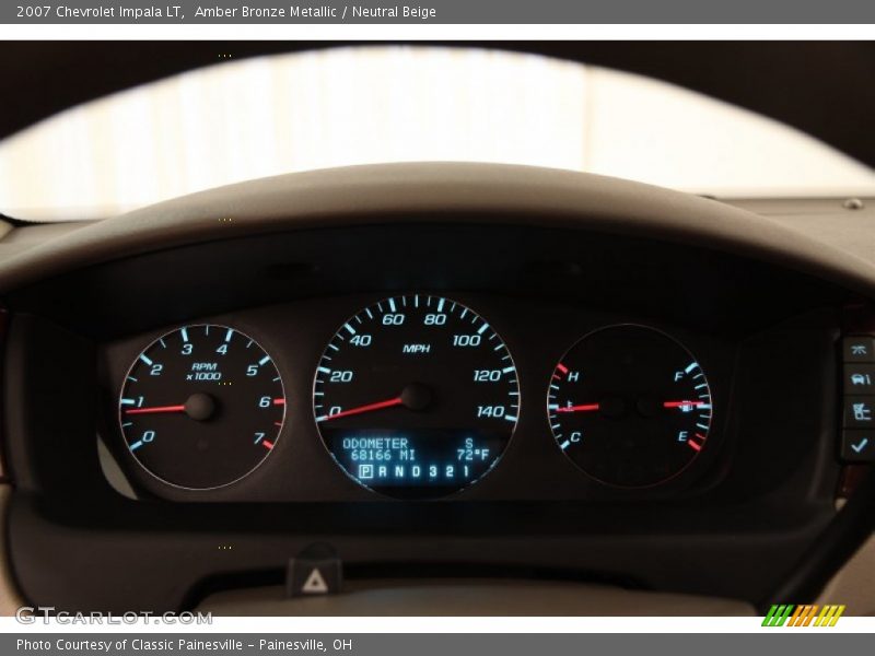Amber Bronze Metallic / Neutral Beige 2007 Chevrolet Impala LT
