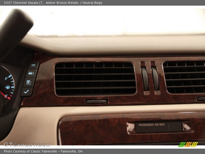 Amber Bronze Metallic / Neutral Beige 2007 Chevrolet Impala LT