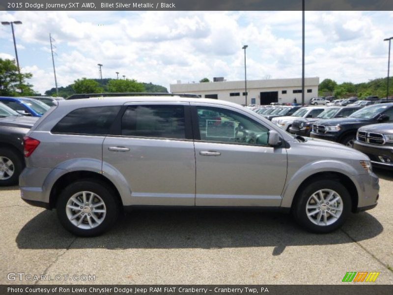 Billet Silver Metallic / Black 2015 Dodge Journey SXT AWD