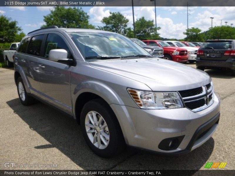 Billet Silver Metallic / Black 2015 Dodge Journey SXT AWD
