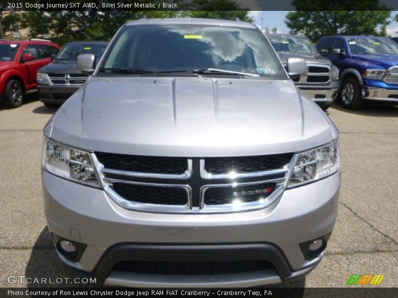 Billet Silver Metallic / Black 2015 Dodge Journey SXT AWD
