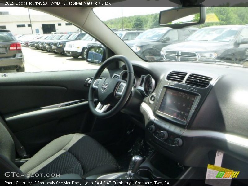 Billet Silver Metallic / Black 2015 Dodge Journey SXT AWD
