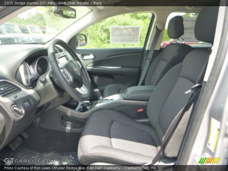 Billet Silver Metallic / Black 2015 Dodge Journey SXT AWD
