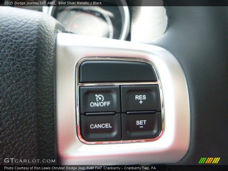 Billet Silver Metallic / Black 2015 Dodge Journey SXT AWD