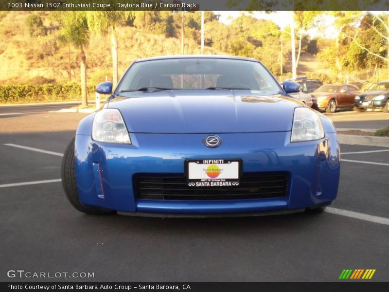 Daytona Blue / Carbon Black 2003 Nissan 350Z Enthusiast Coupe