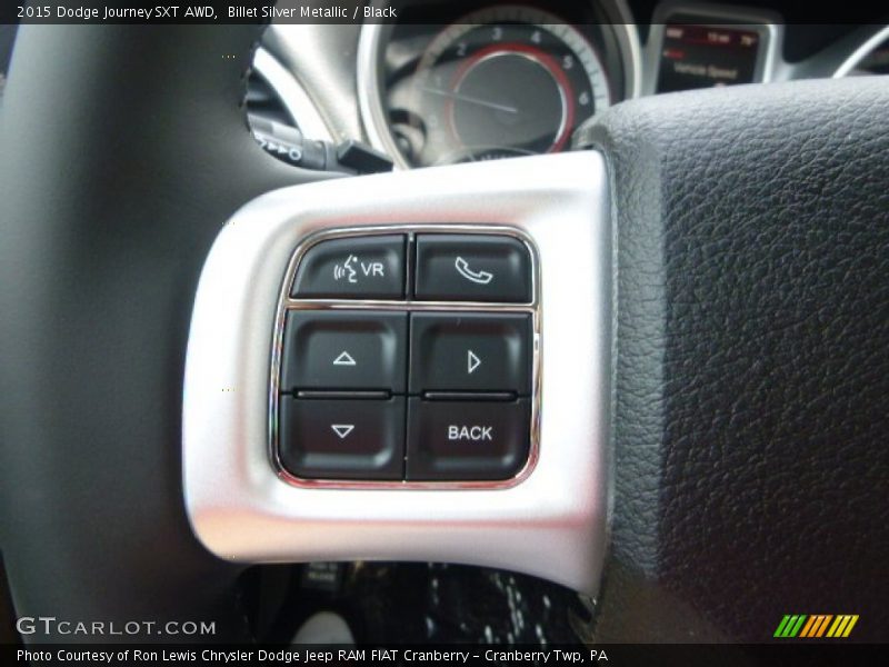 Billet Silver Metallic / Black 2015 Dodge Journey SXT AWD