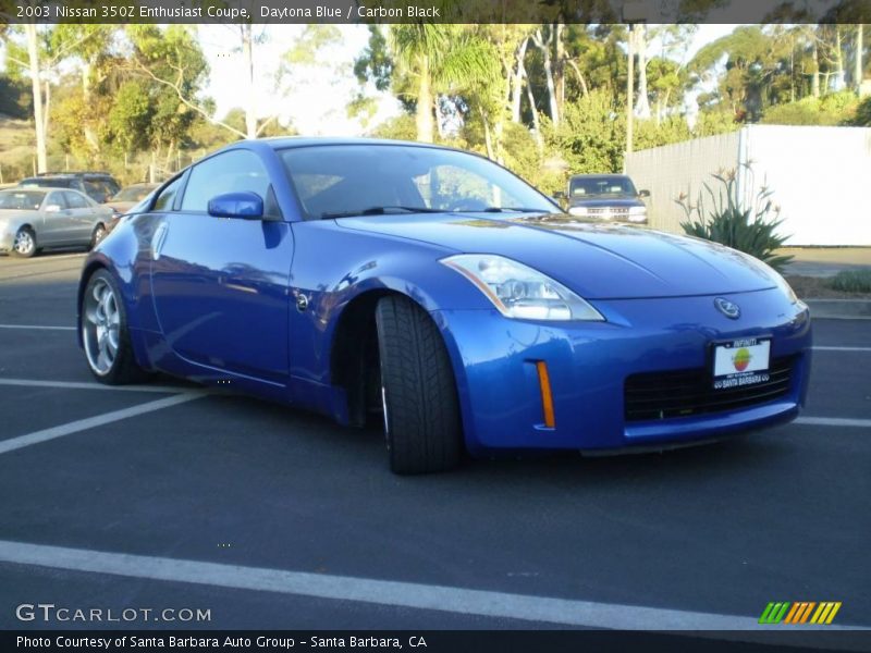 Daytona Blue / Carbon Black 2003 Nissan 350Z Enthusiast Coupe