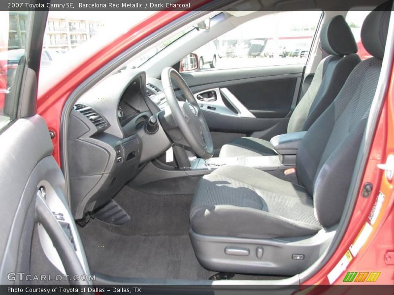Barcelona Red Metallic / Dark Charcoal 2007 Toyota Camry SE