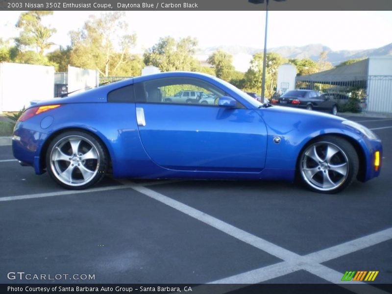 Daytona Blue / Carbon Black 2003 Nissan 350Z Enthusiast Coupe