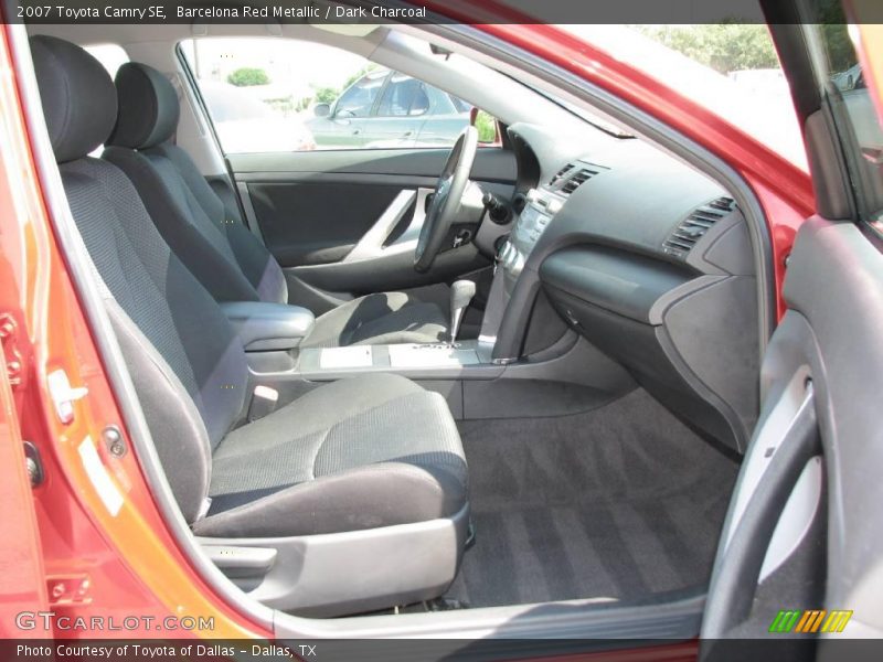 Barcelona Red Metallic / Dark Charcoal 2007 Toyota Camry SE