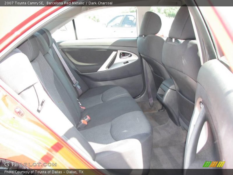 Barcelona Red Metallic / Dark Charcoal 2007 Toyota Camry SE