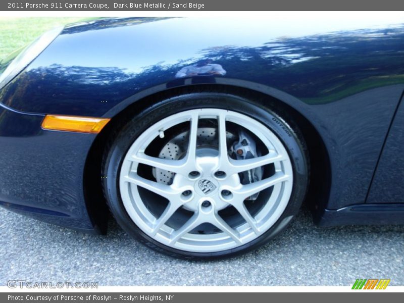 Dark Blue Metallic / Sand Beige 2011 Porsche 911 Carrera Coupe