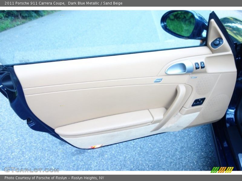 Dark Blue Metallic / Sand Beige 2011 Porsche 911 Carrera Coupe