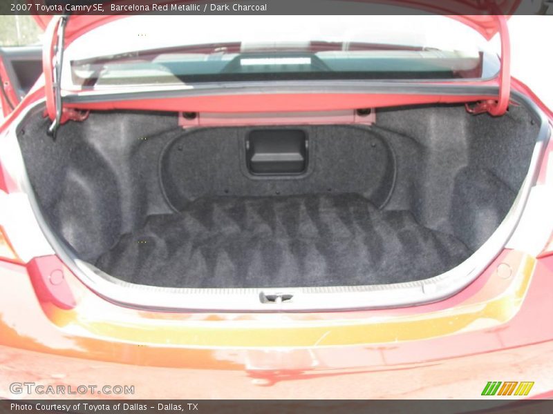 Barcelona Red Metallic / Dark Charcoal 2007 Toyota Camry SE