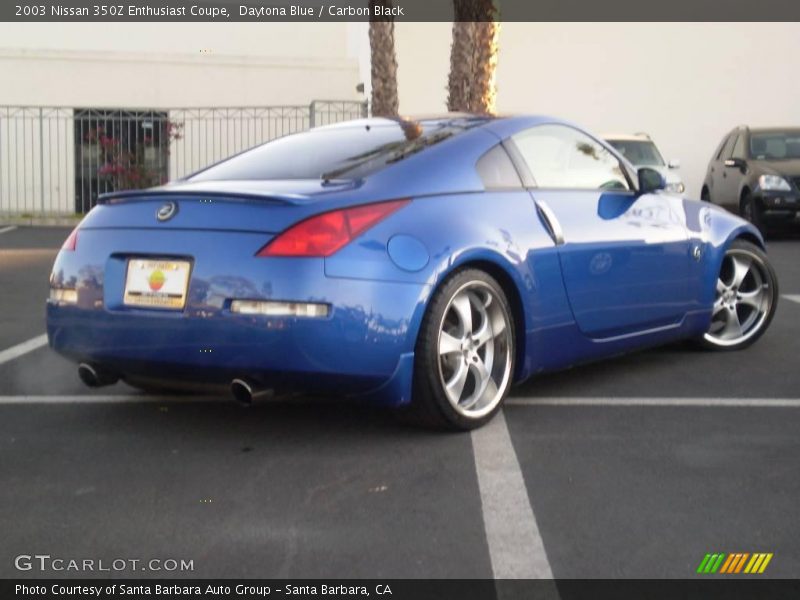 Daytona Blue / Carbon Black 2003 Nissan 350Z Enthusiast Coupe