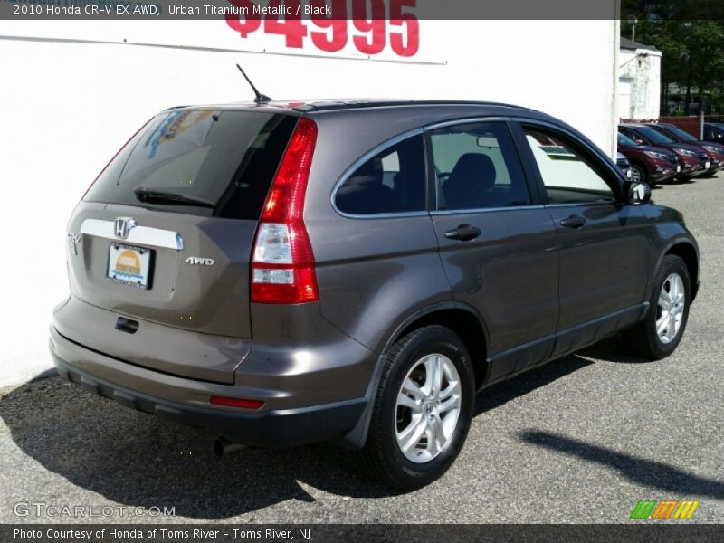 Urban Titanium Metallic / Black 2010 Honda CR-V EX AWD