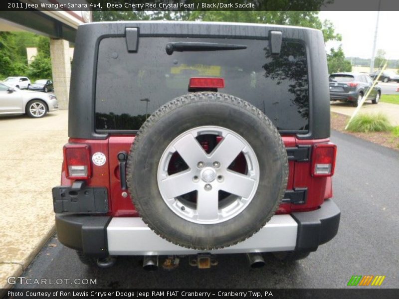 Deep Cherry Red Crystal Pearl / Black/Dark Saddle 2011 Jeep Wrangler Sahara 4x4