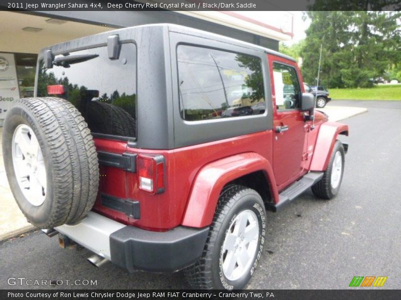 Deep Cherry Red Crystal Pearl / Black/Dark Saddle 2011 Jeep Wrangler Sahara 4x4