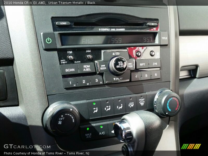 Urban Titanium Metallic / Black 2010 Honda CR-V EX AWD