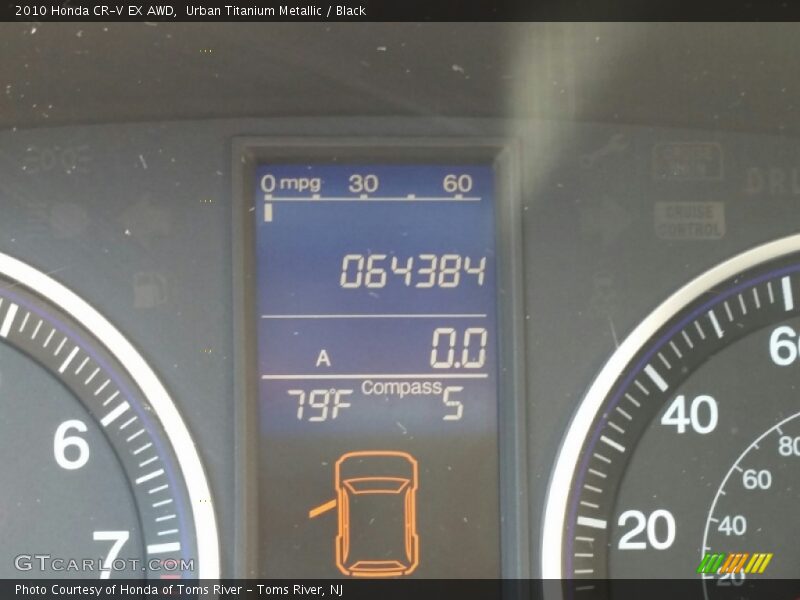 Urban Titanium Metallic / Black 2010 Honda CR-V EX AWD