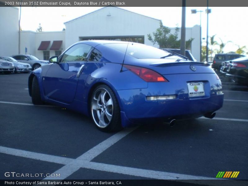 Daytona Blue / Carbon Black 2003 Nissan 350Z Enthusiast Coupe