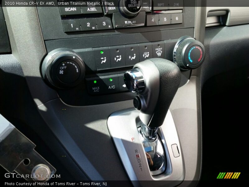 Urban Titanium Metallic / Black 2010 Honda CR-V EX AWD