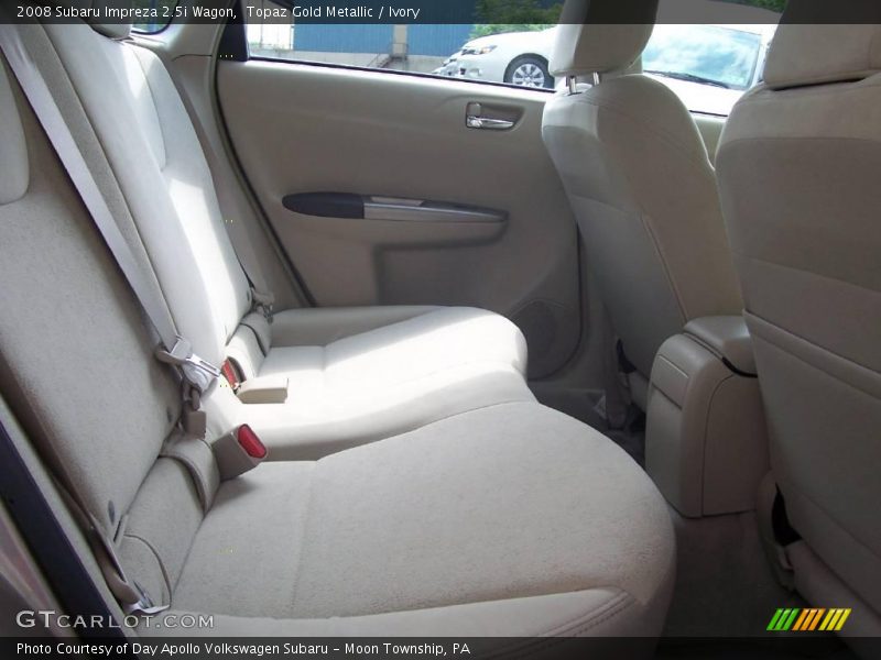 Topaz Gold Metallic / Ivory 2008 Subaru Impreza 2.5i Wagon