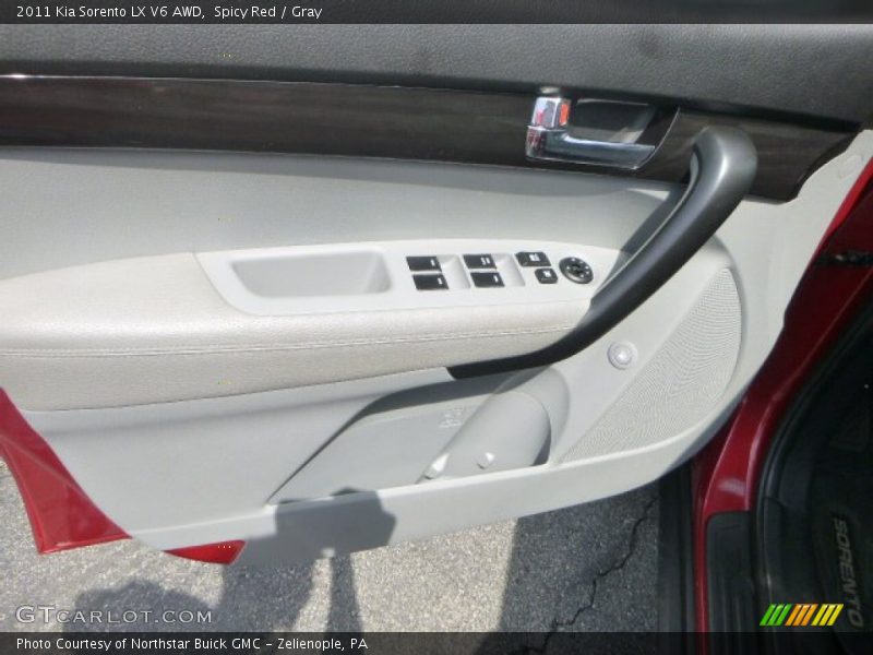 Spicy Red / Gray 2011 Kia Sorento LX V6 AWD